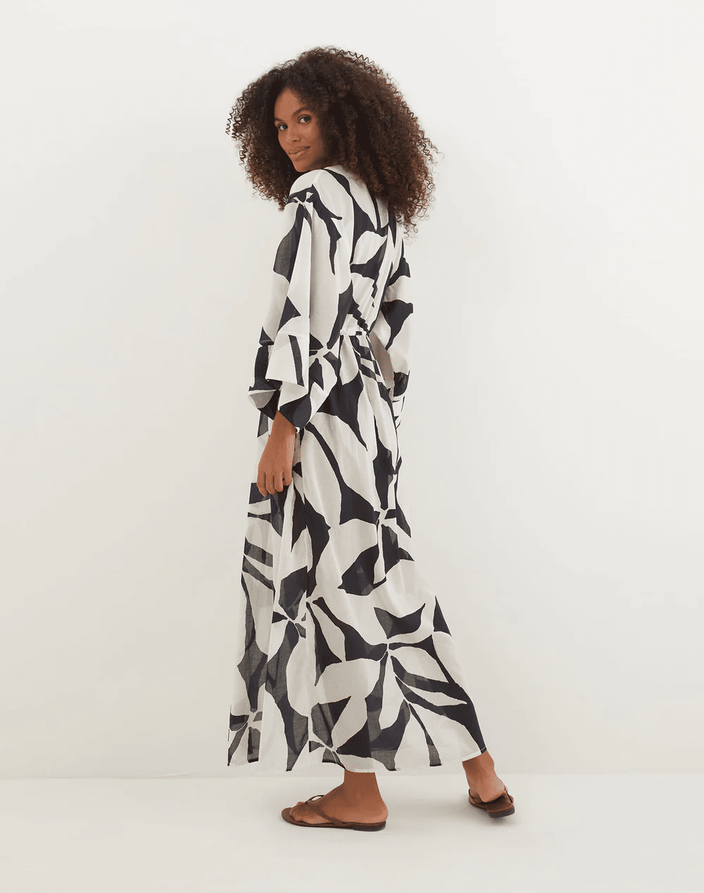 Yumi Long Kimono Cover Up - Cover Up