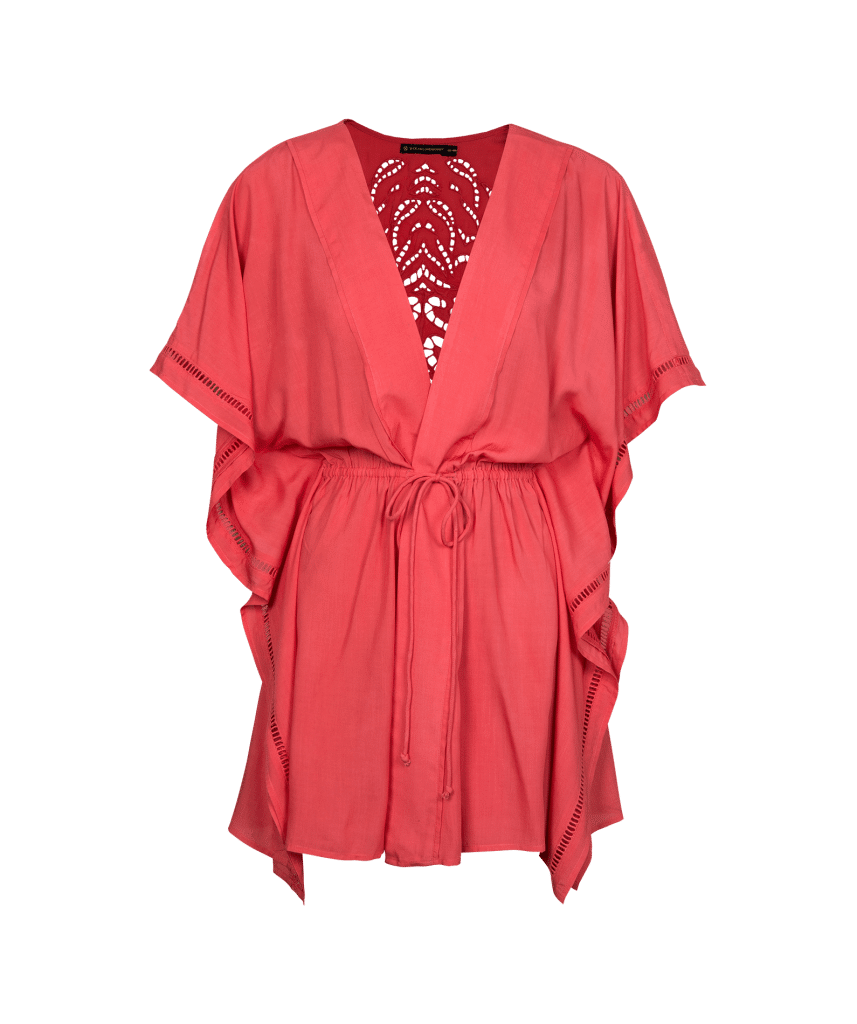 Watermelon Ebroidered Kaftan Kimomo