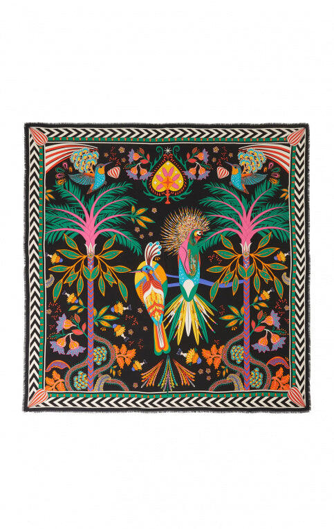 Magic India Scarf Noir - Scarf