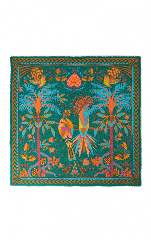 Magic India Scarf Vert - Scarf