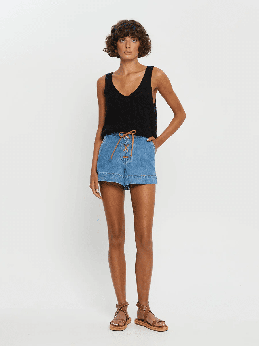 Willow Denim Short - Shorts