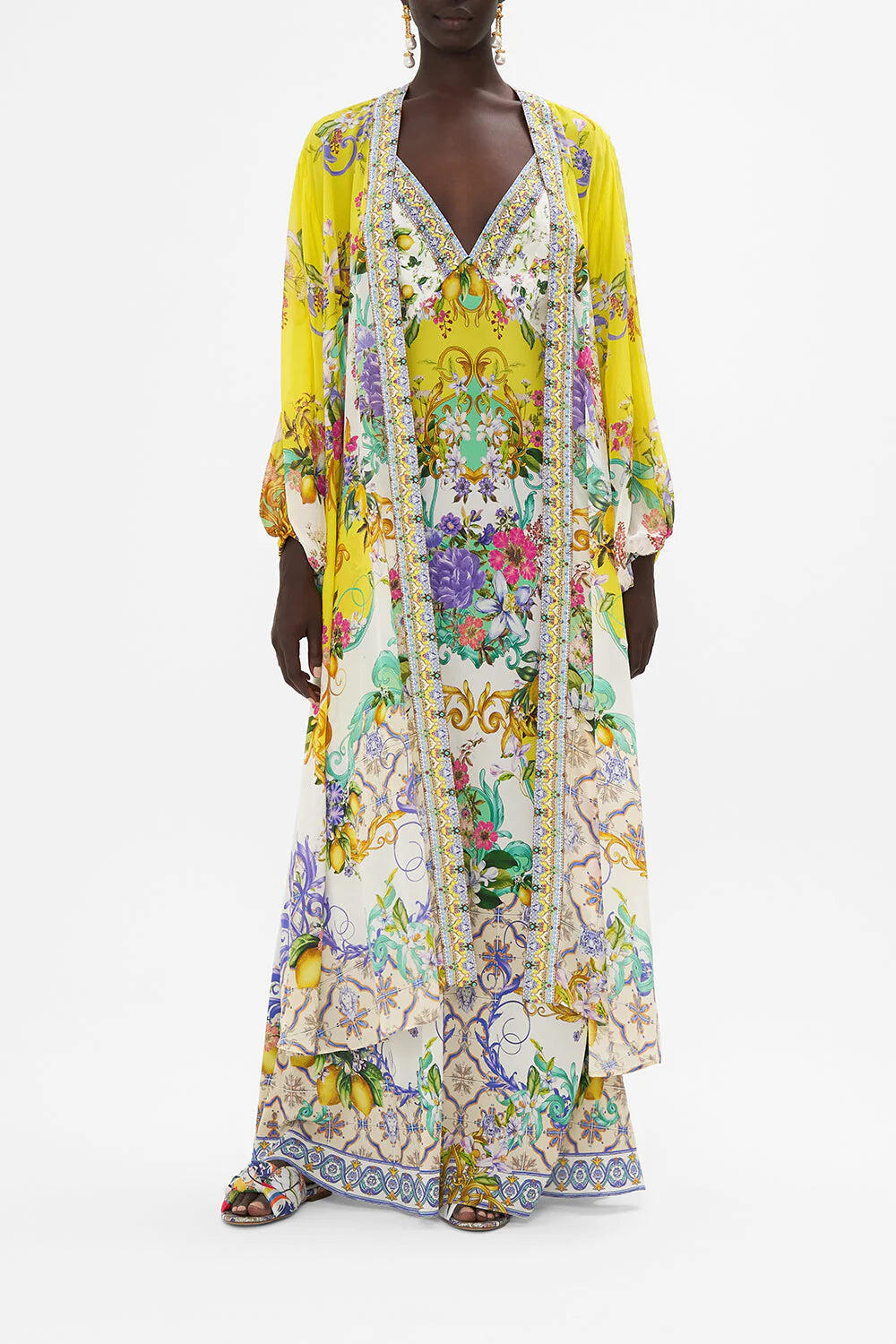 Blouson Sleeve Layer Kimono Caterina Spritz