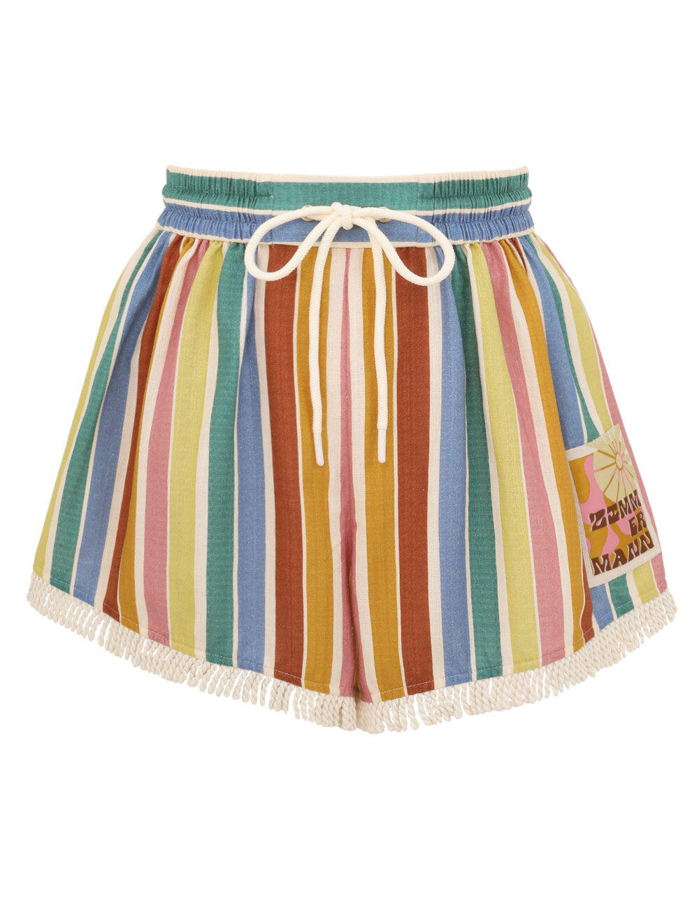 Everley Relaxed Short Multi Stripe - Shorts
