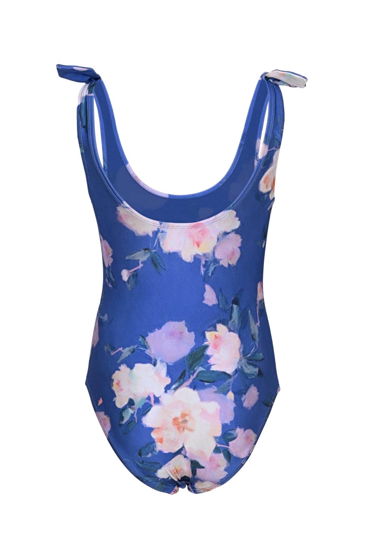 Everley Bow Shoulder One Piece Swimsuit - One Piece