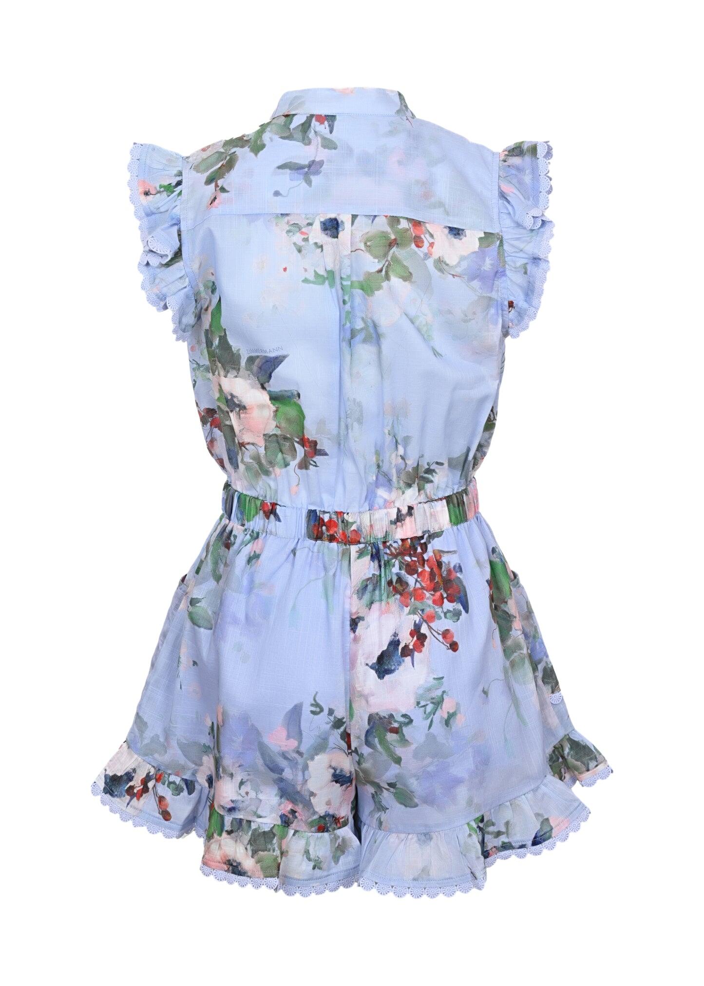Everley Kids Frill Playsuit - Playsuit