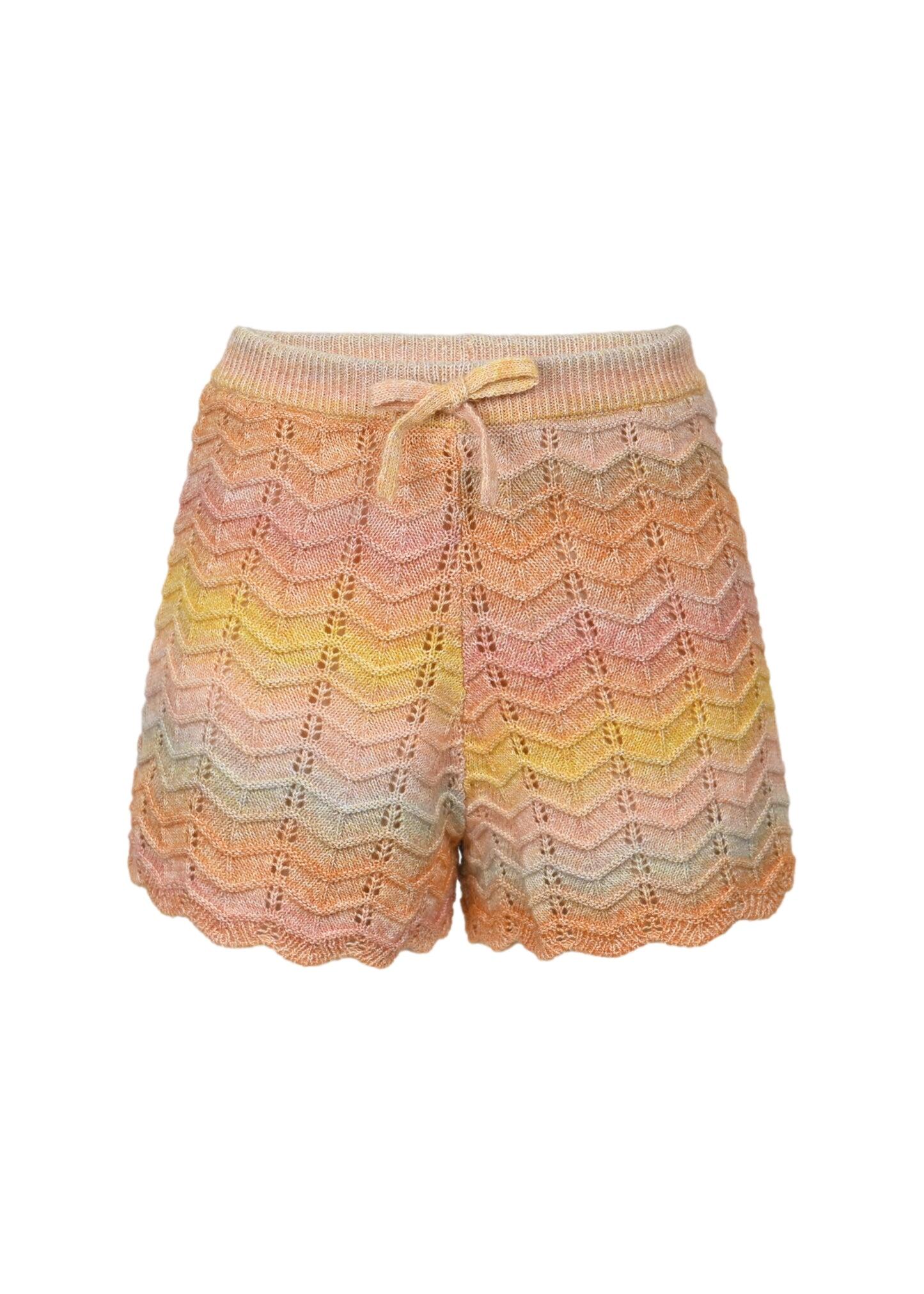 Tallow Kids Chevron Knit Top and Shorts - Set