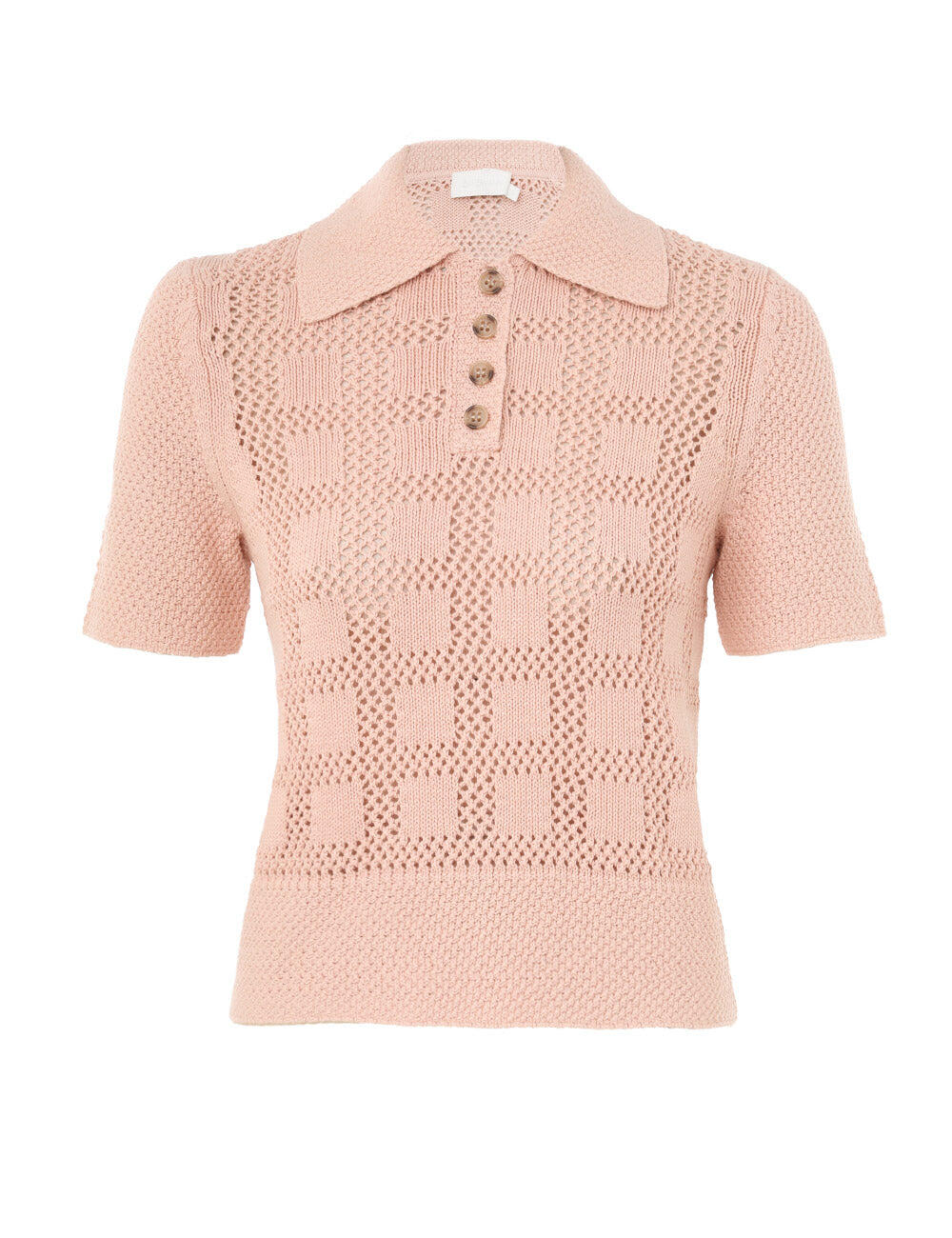 Waverly Polo Top Dusty Pink