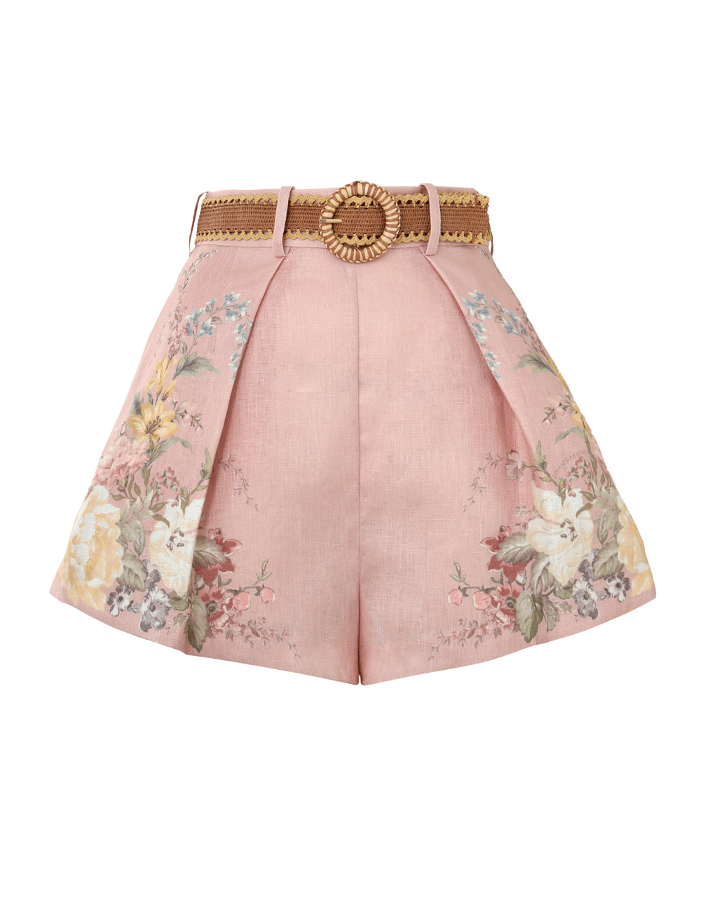 Waverly Tuck Short Pink Floral - Shorts