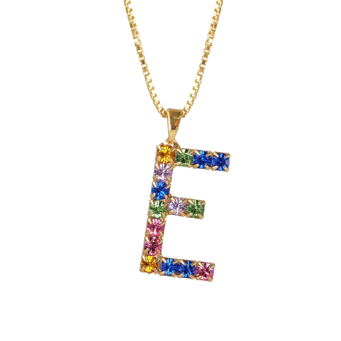 Load image into Gallery viewer, Letter Necklace E
