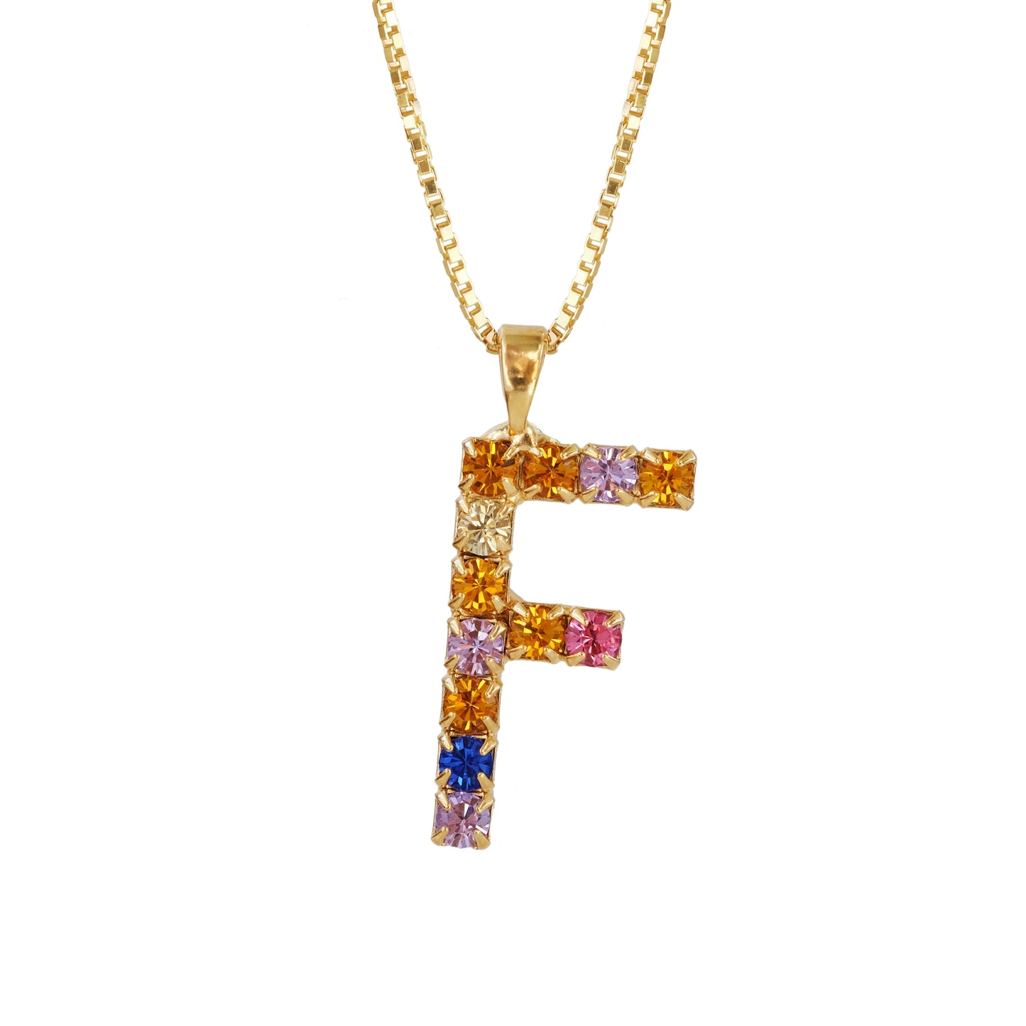 Load image into Gallery viewer, Letter Necklace F
