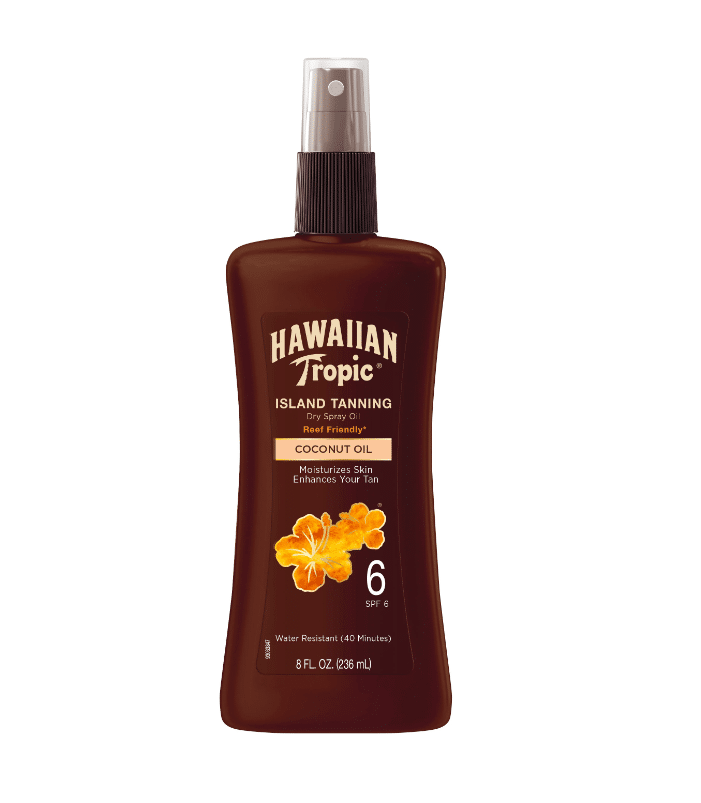 Hawaiian Tropic Tanning Oil Pump Spray SPF 6