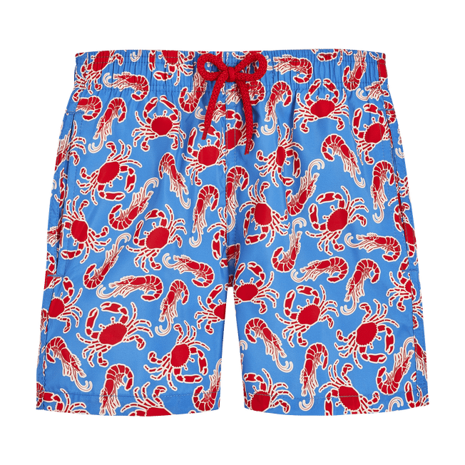 Kids Swim Shorts in Crabs & Shrimps Print