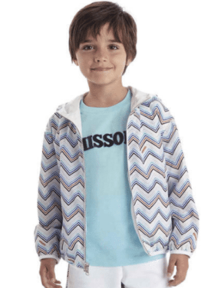 Missoni Kids Blue T Shirt for Boys