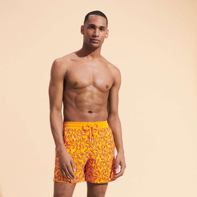 Mens Swim Shorts in Starfish Print