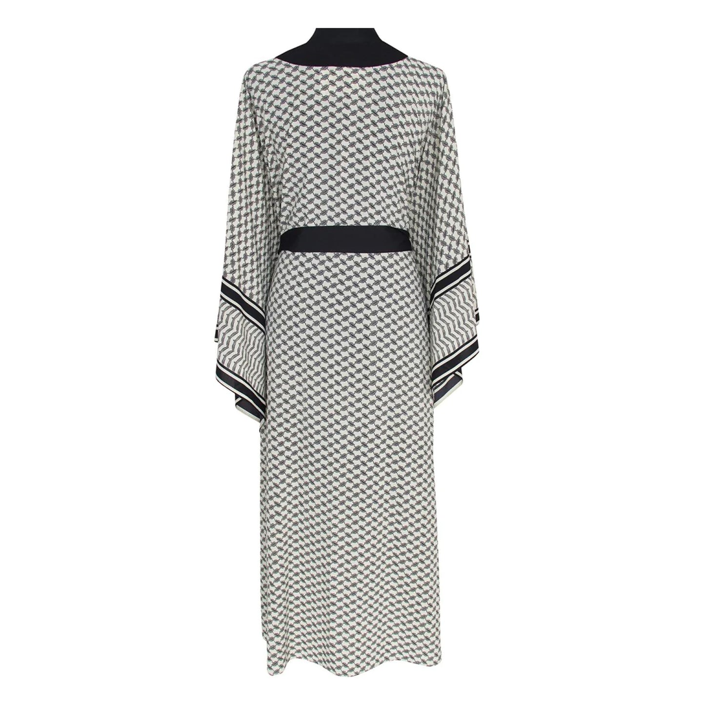 Desert Tribe Long Kimono Black - Kimono