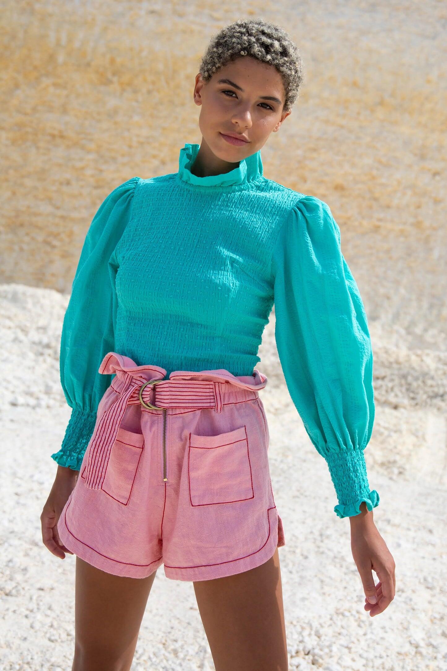 Highlight Stitching Berlin Shorts Baby Rose - Shorts