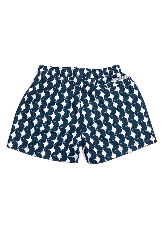 Swim Shorts with Elasticated Drawstring Waistband