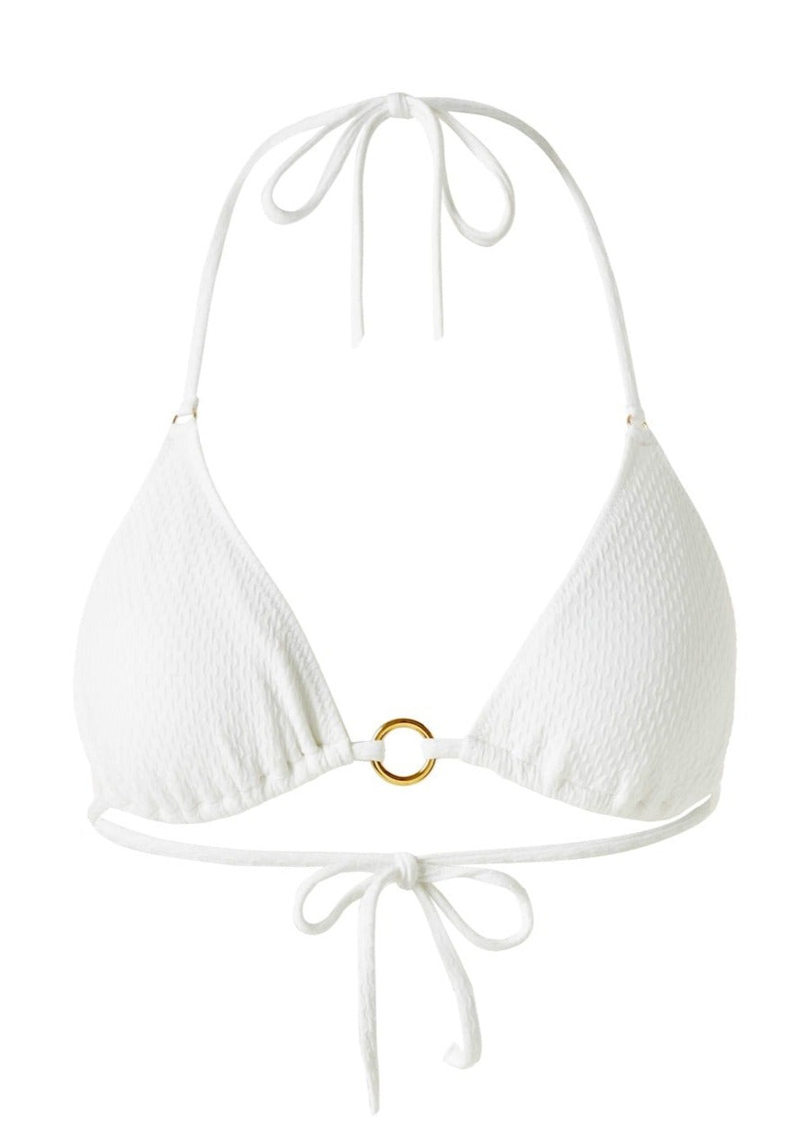 White Bikini Top for Women