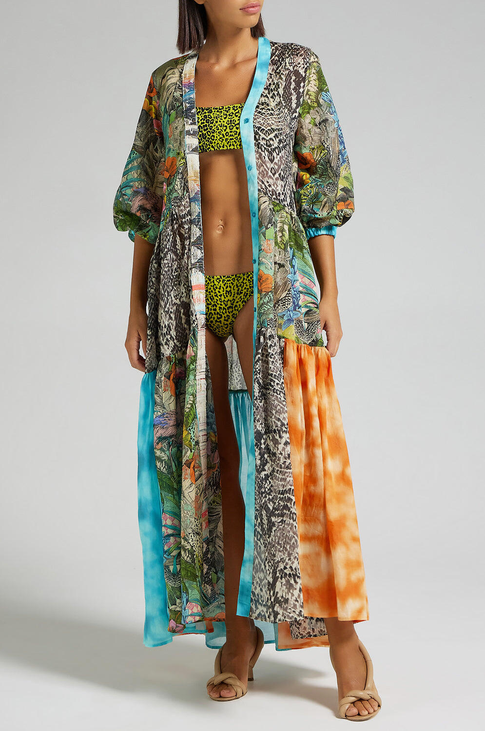 Luella Dress Mix Giungla - Kaftan