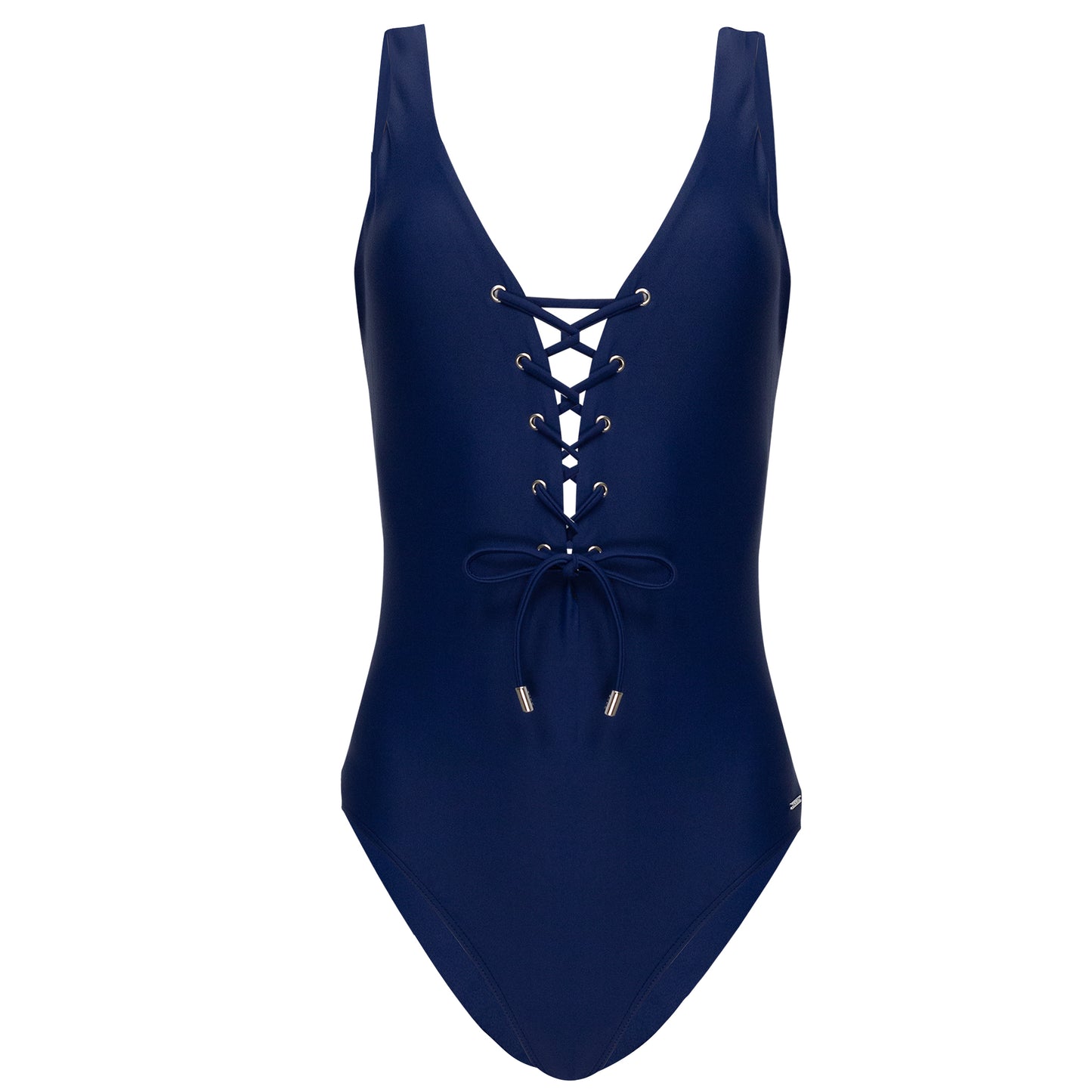 Monica Lace Up One Piece Blueberry Navy - One Piece