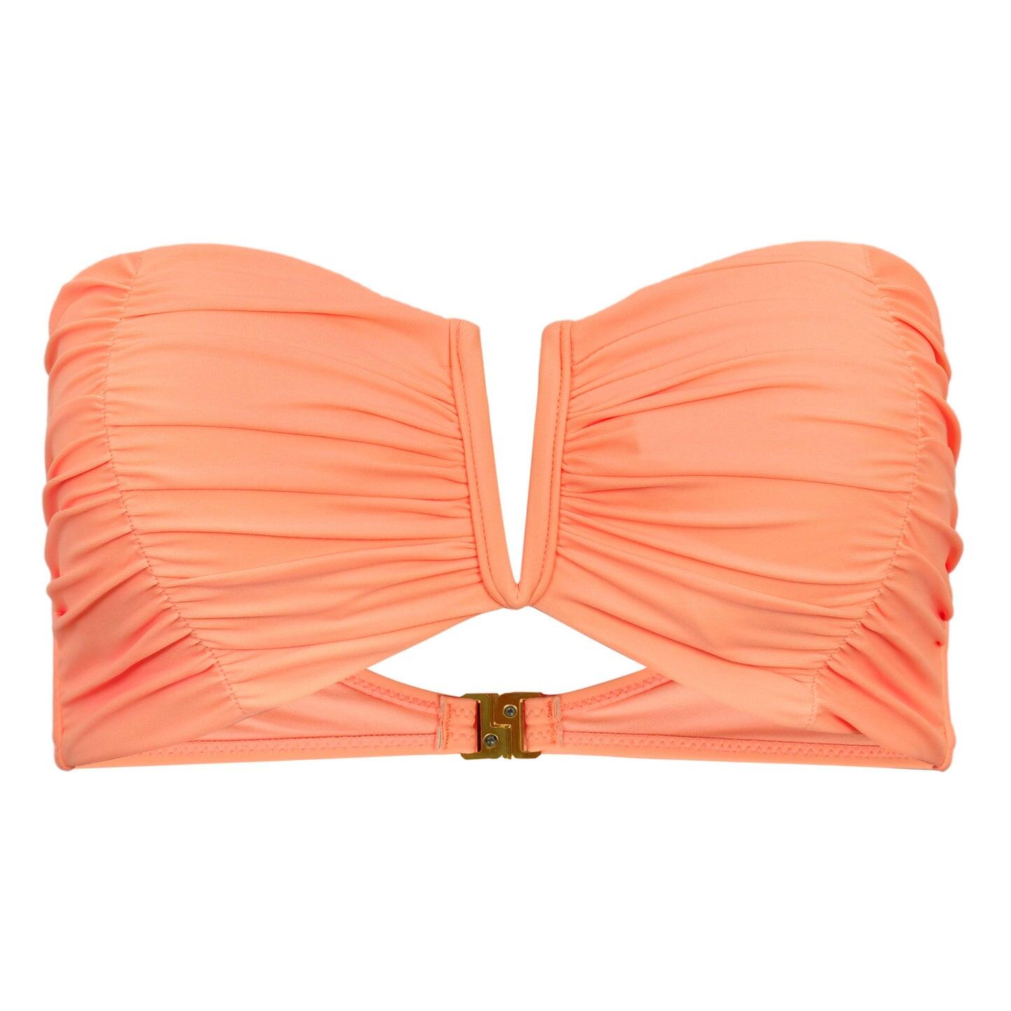 Aidy Rouched Bandeau Souffle - Bikini Top