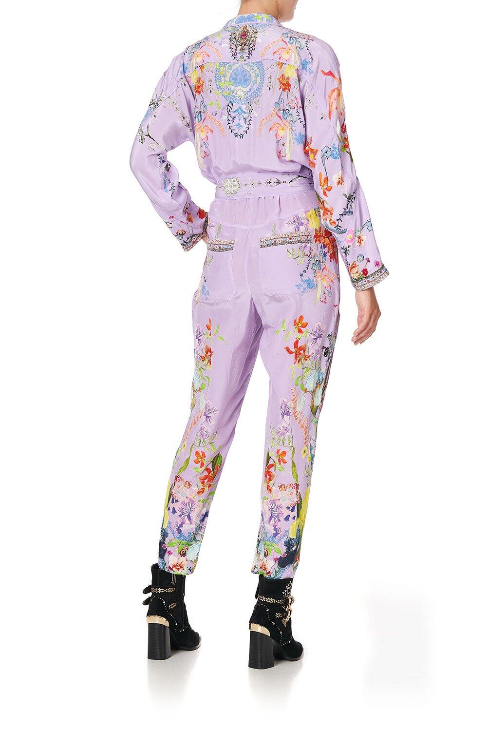 Load image into Gallery viewer, Floral Print Jumpsuit in Lilac
