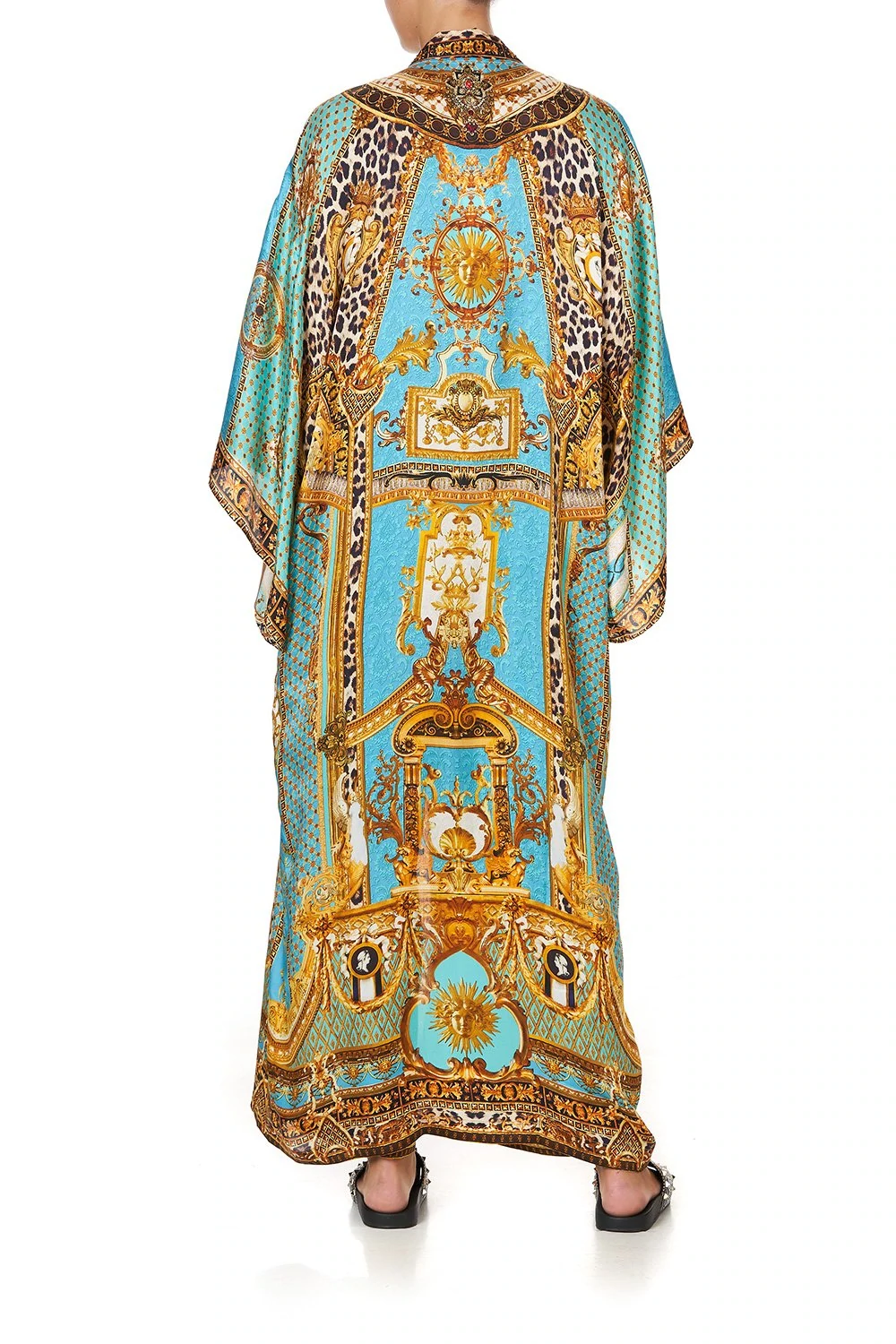 Maxi Kimono Jacket in Silk