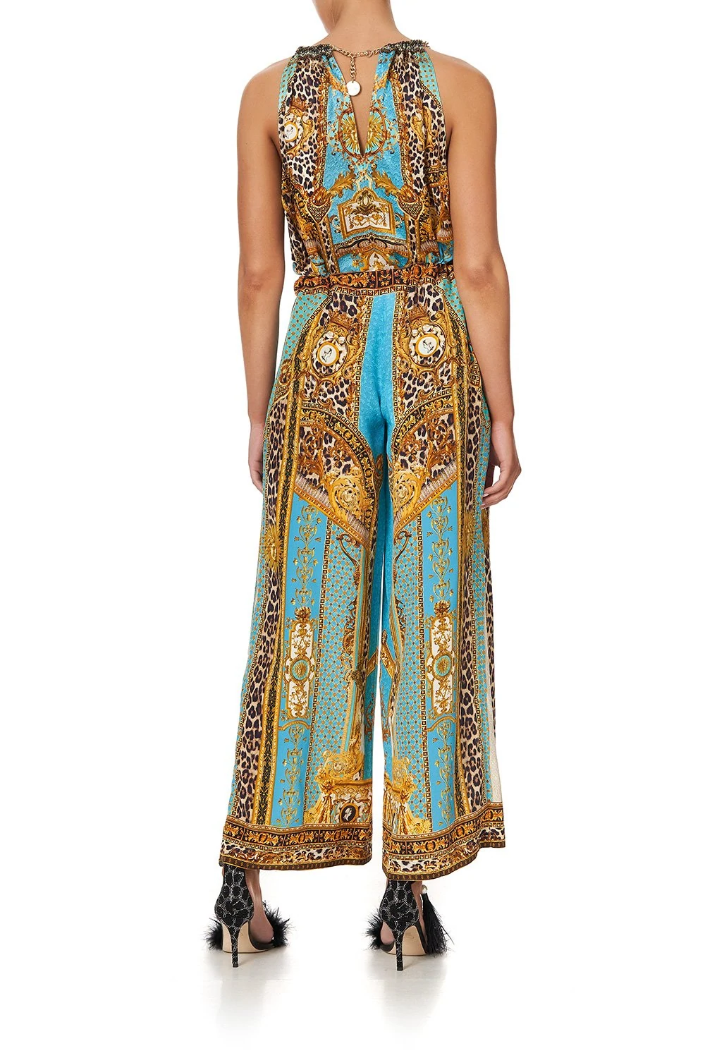 Silk Wide Leg Trousers | Camilla
