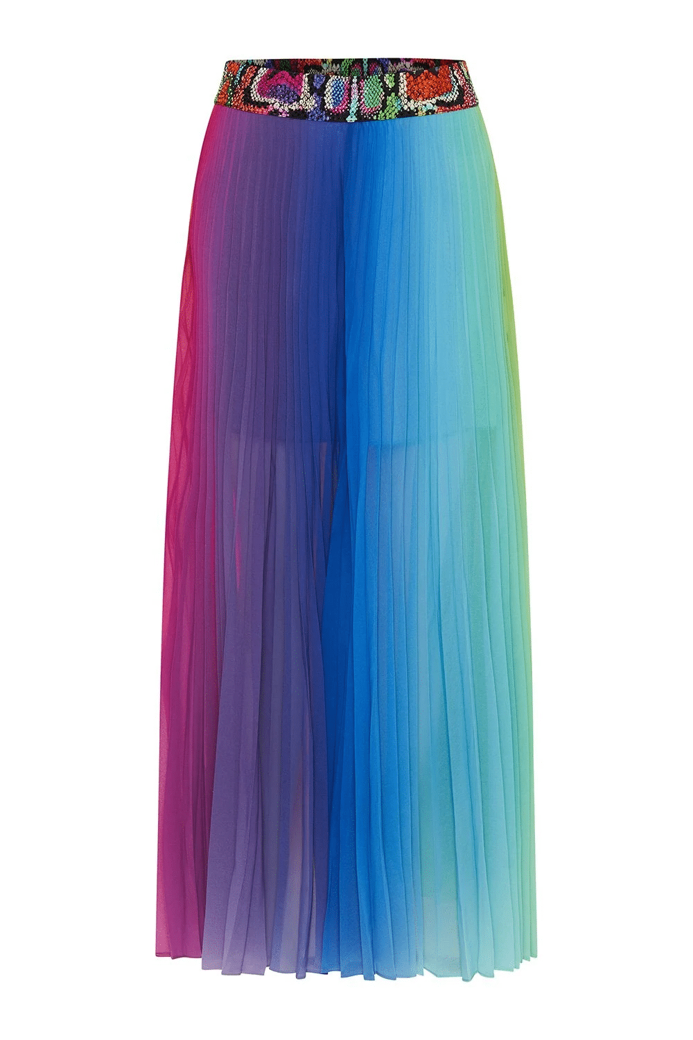 Load image into Gallery viewer, Rainbow Pleated Skirt
