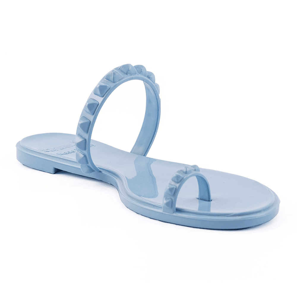 Load image into Gallery viewer, Maria Flat Sandal Baby Blue
