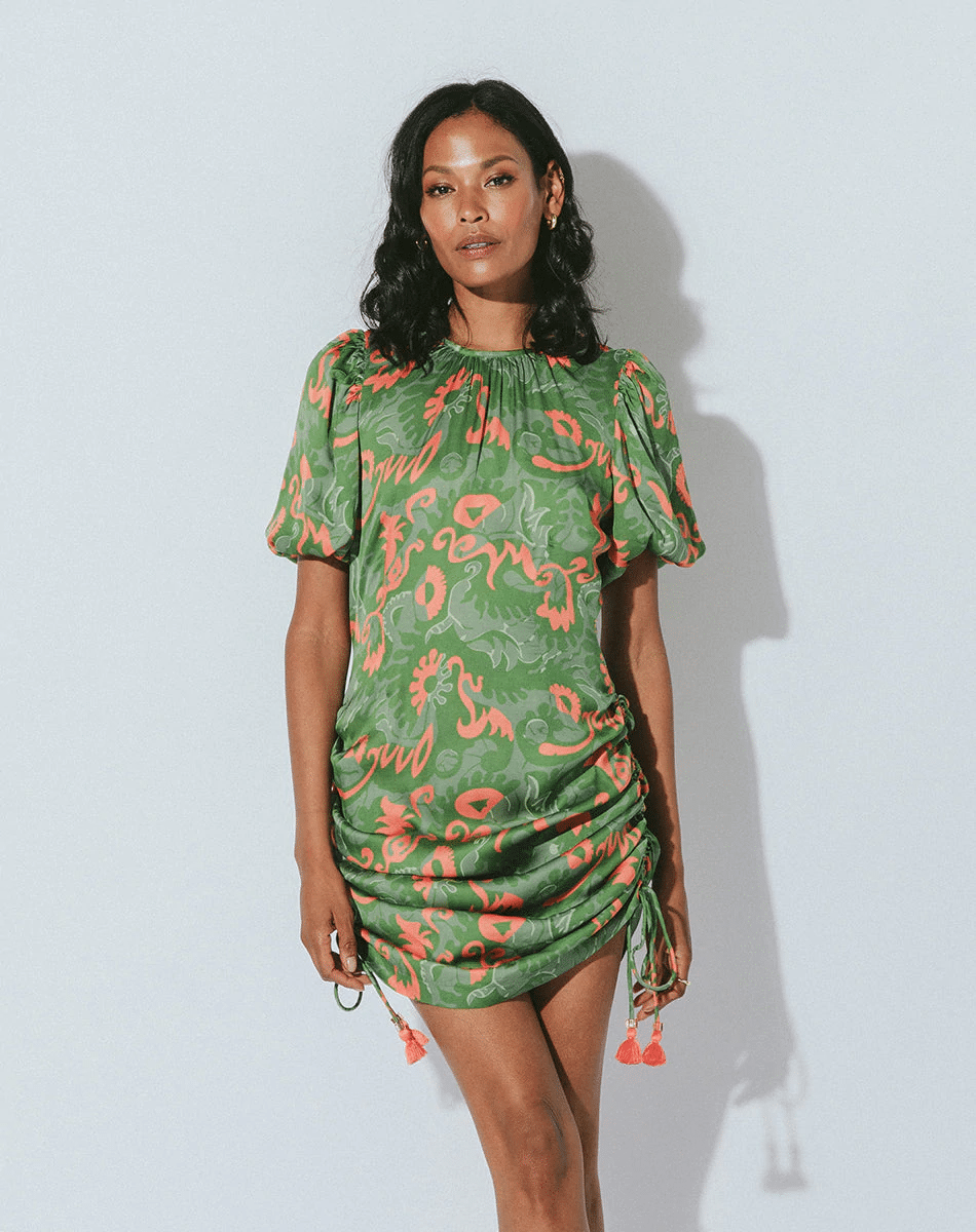 Kamila Mini Dress Abstract Print