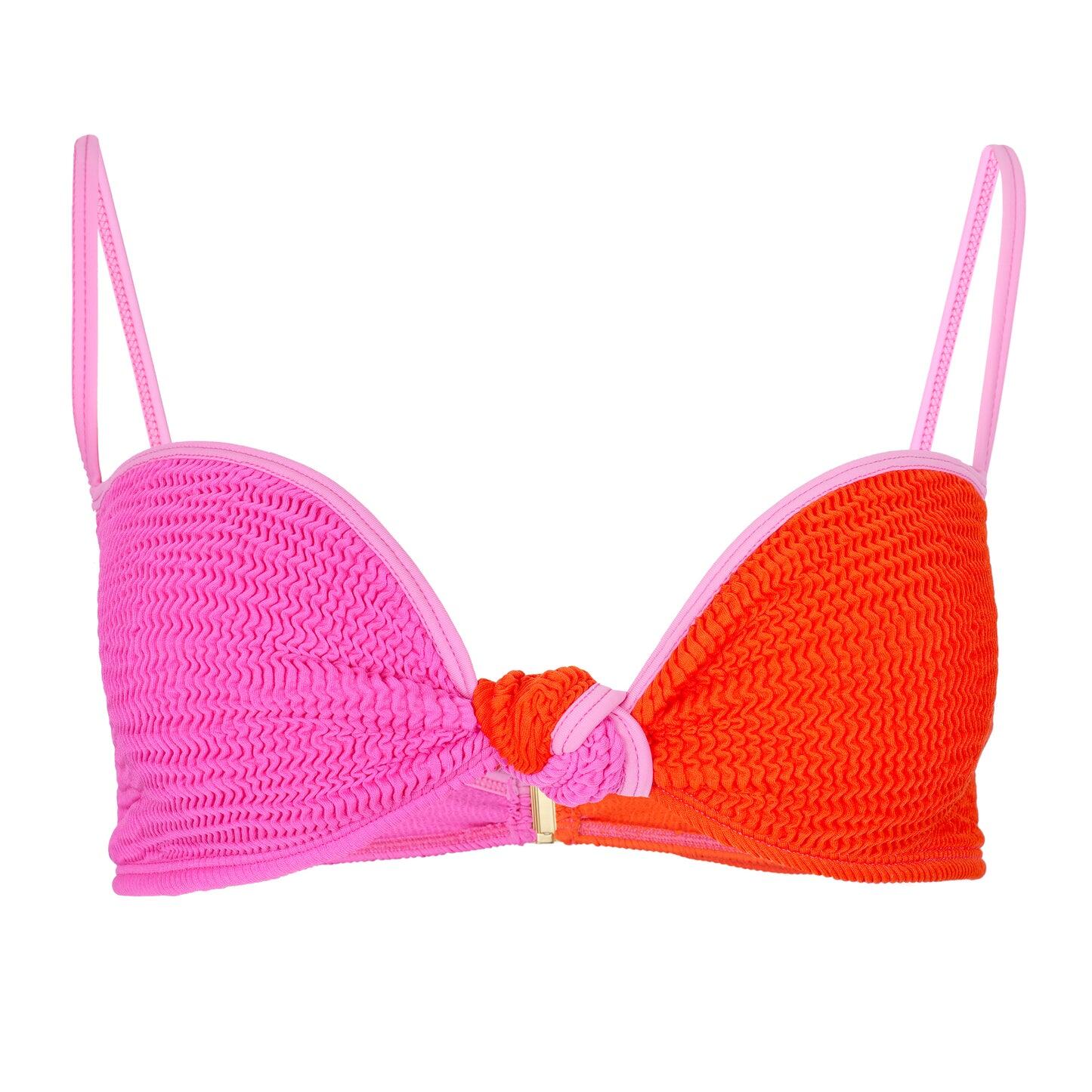 Boudi Kini Top Tangerine/Pink - Bikini Top