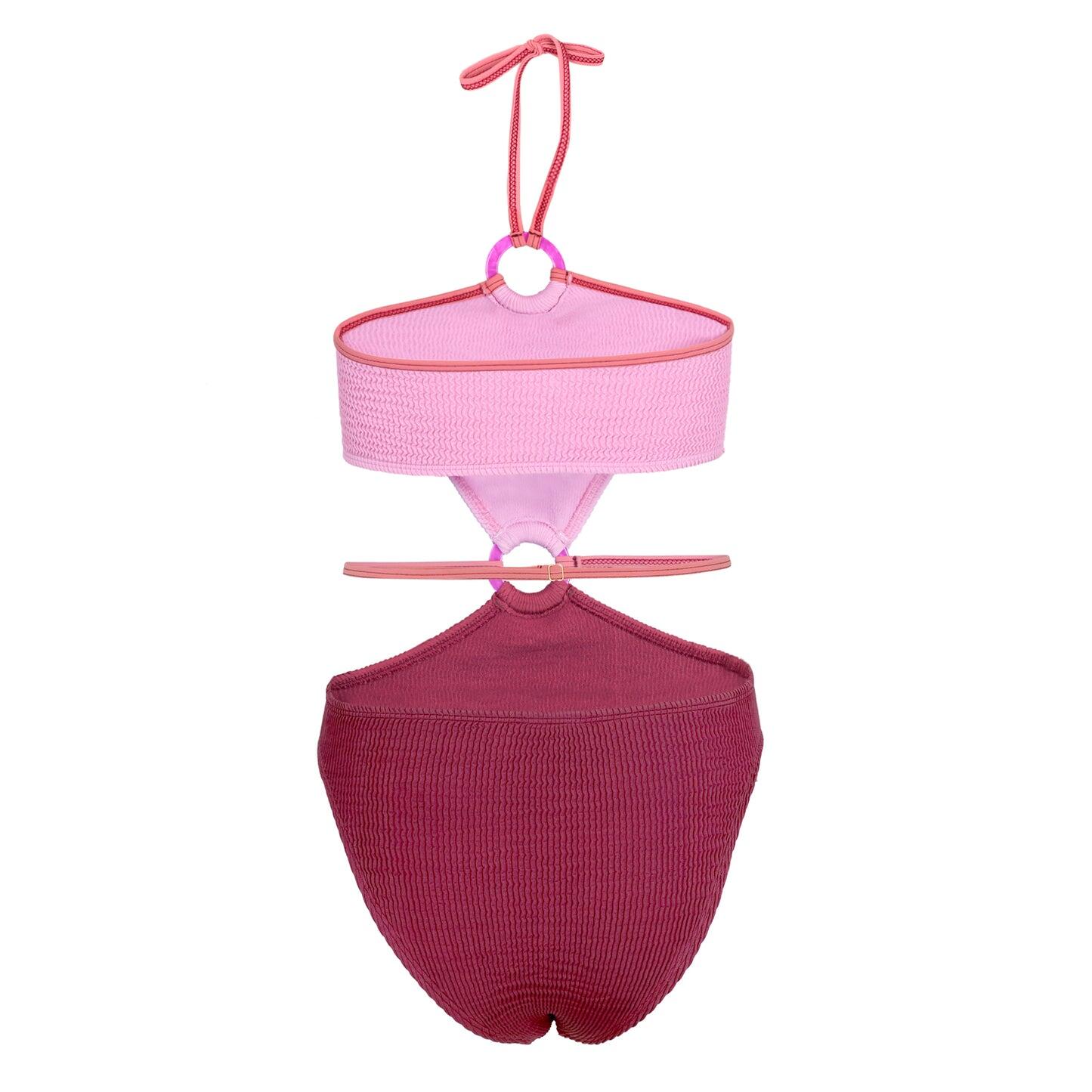 Culburra Maillot Blossom/Rhubarb - ONE SIZE - One Piece