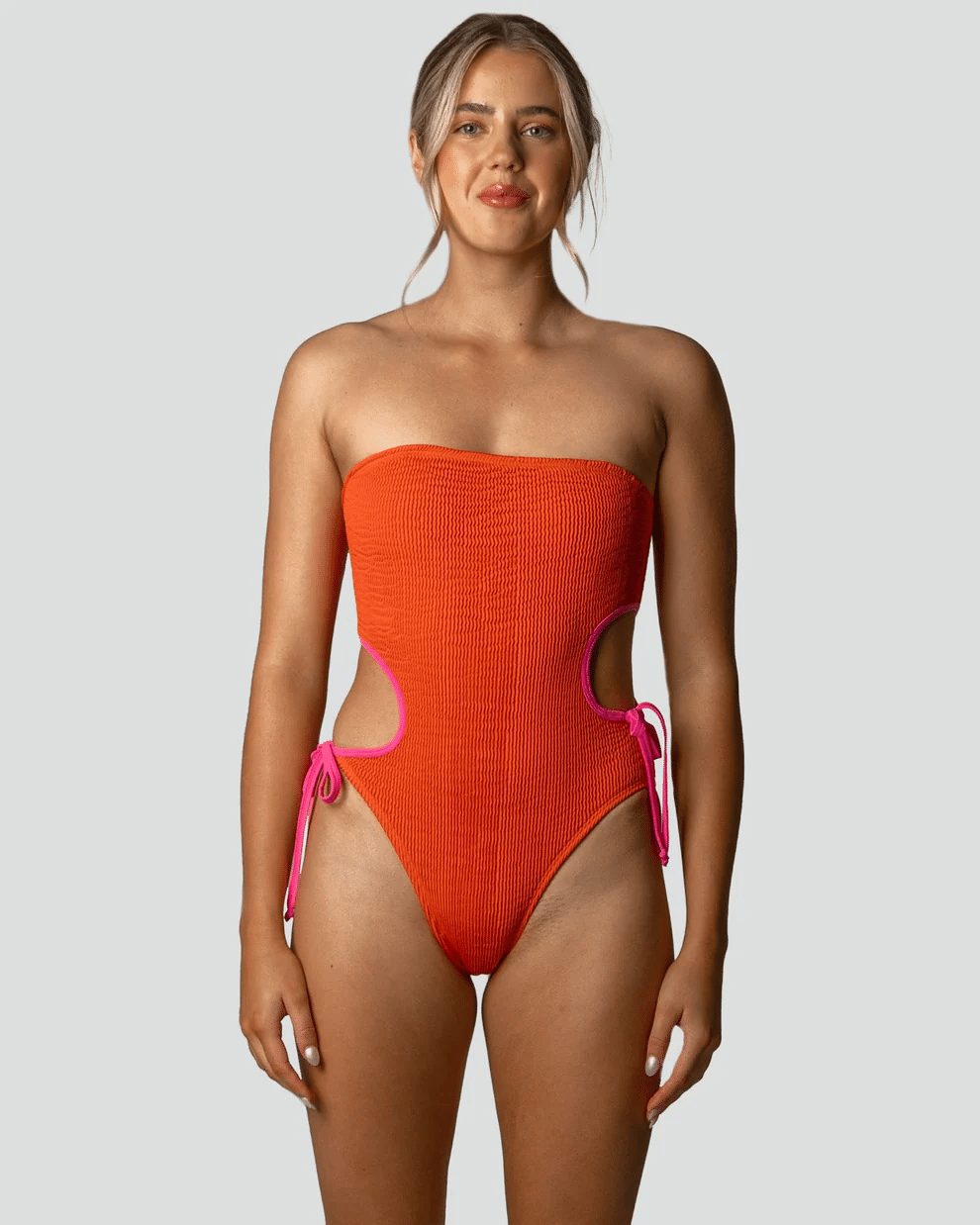 Sea Dream Maillot Tangerine/ Pink - ONE SIZE - One Piece