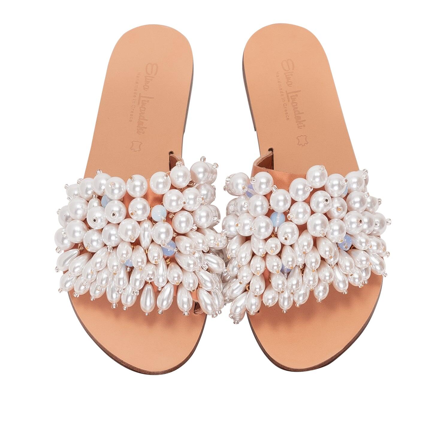 Lady Di Beige Sandals - Shoes
