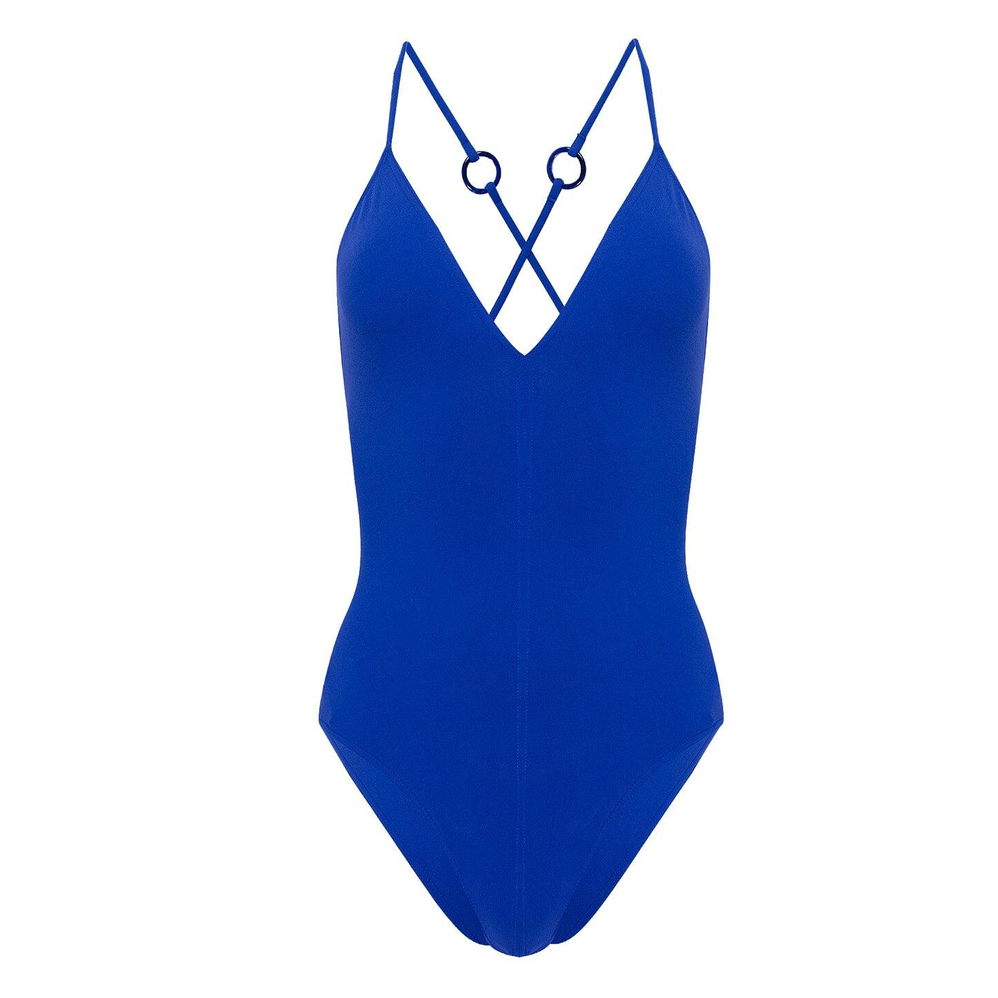 Designer Blue Swimsuit