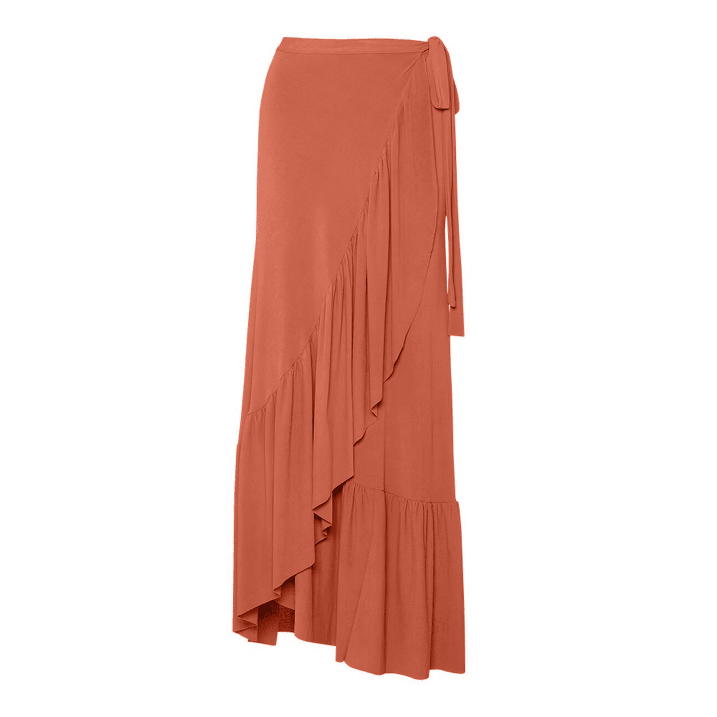 Womens Sarong Skirt in Brown