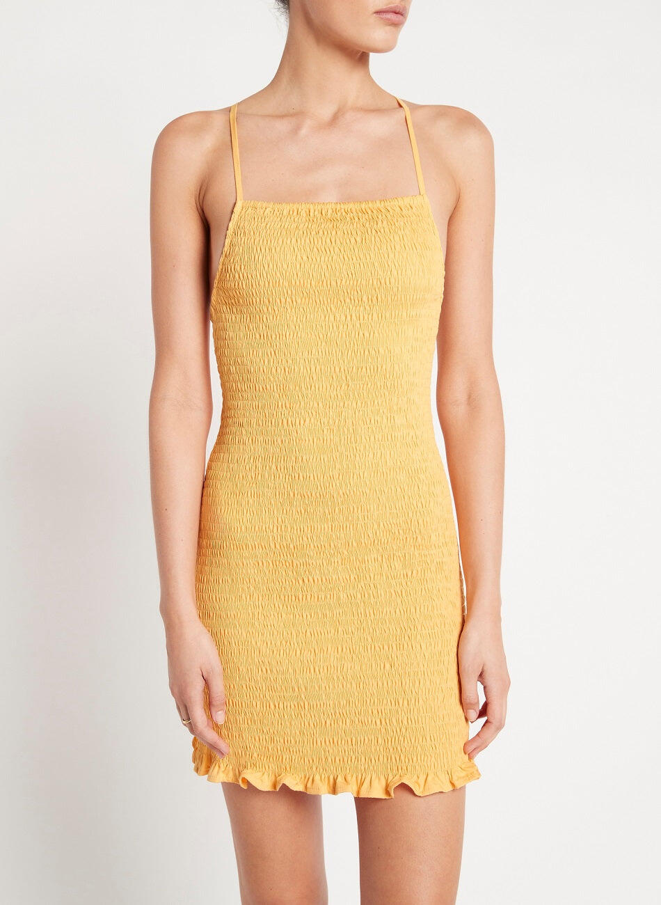 Mini Dress with Square Neckline