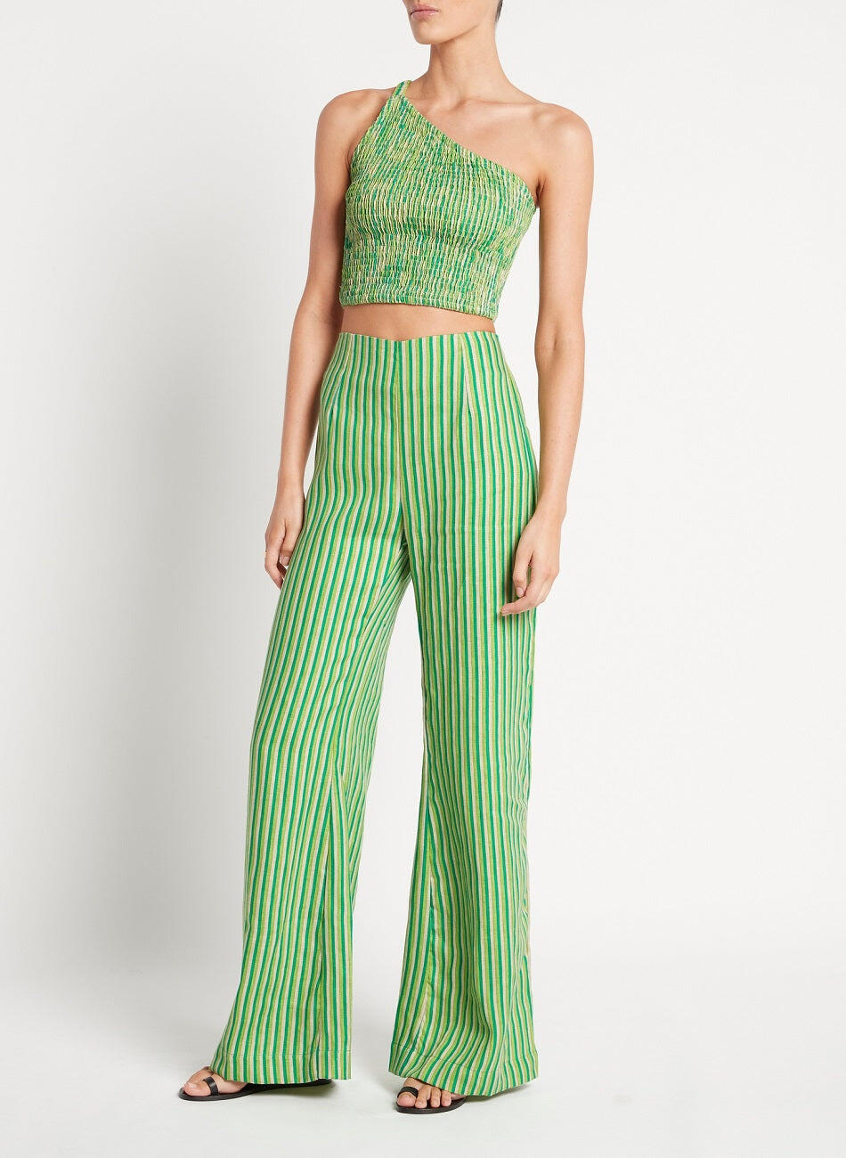 Green Striped Top 