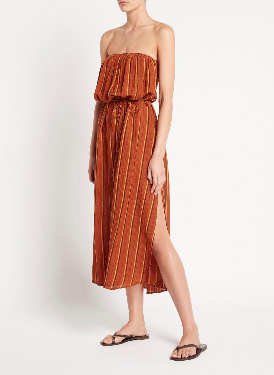 Tie Waist Midi Dress