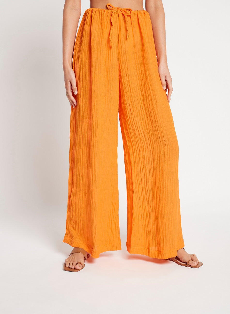 Orange on sale trousers womens