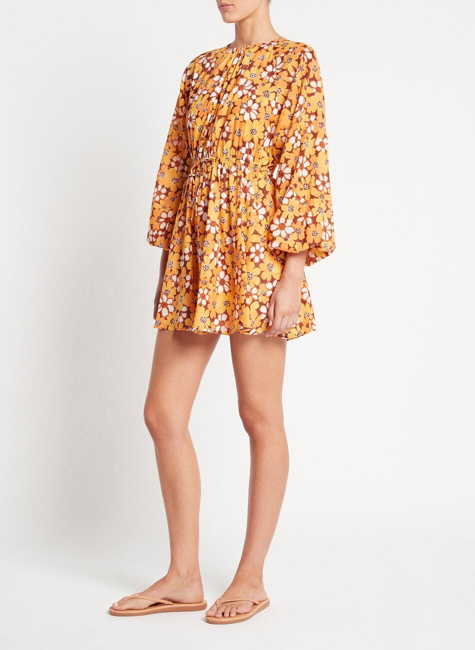Load image into Gallery viewer, Long Sleeve Floral Mini Dress

