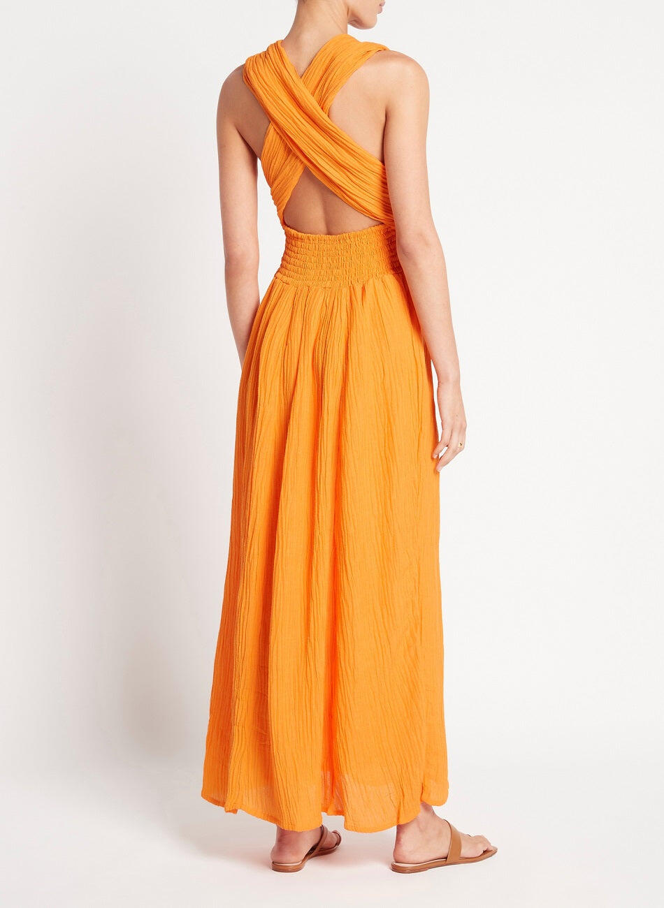 Orange Maxi Dress
