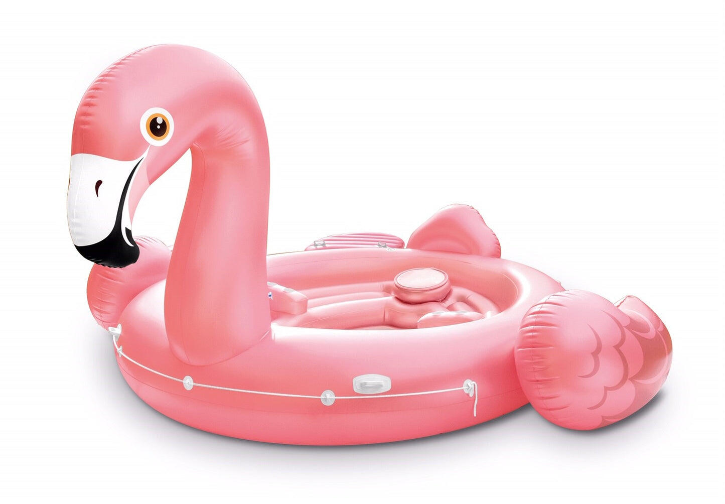 Flamingo Party Island Pool Float