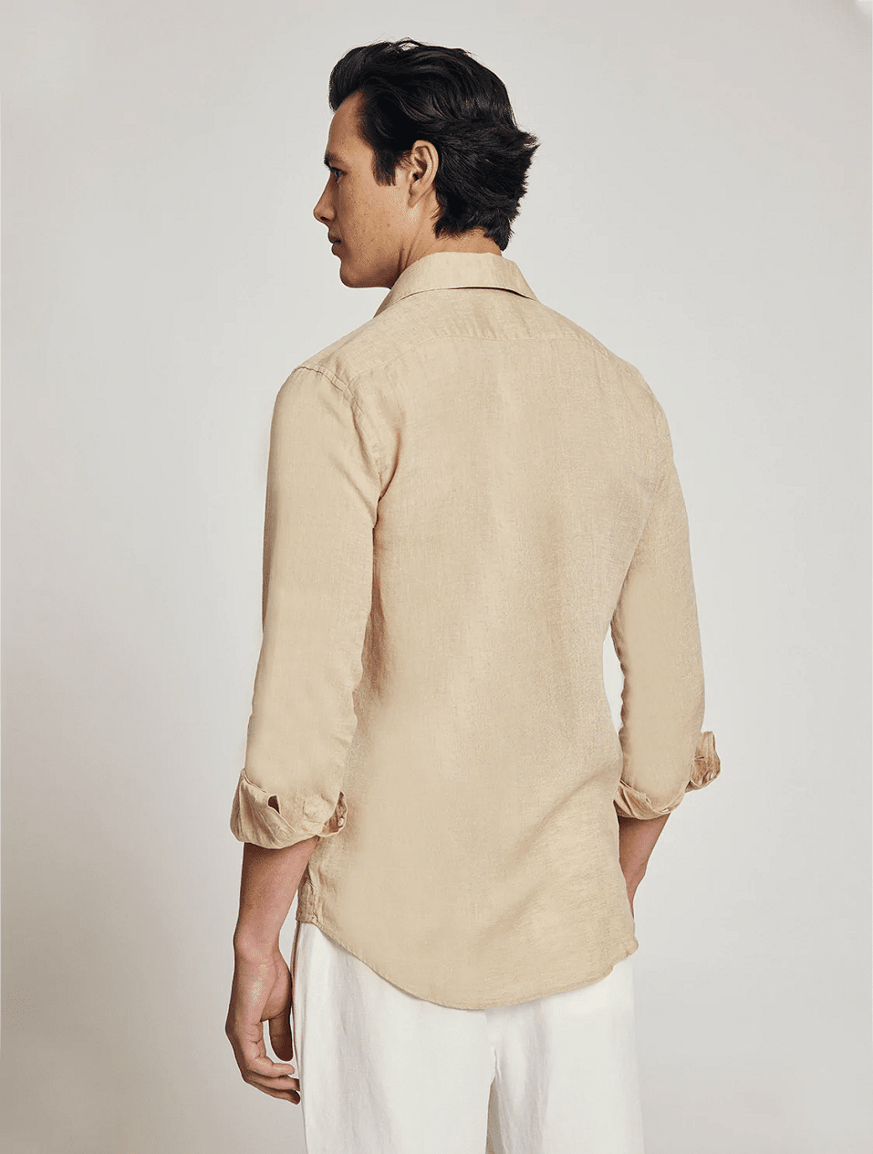 Long sleeve button shirt with full placket