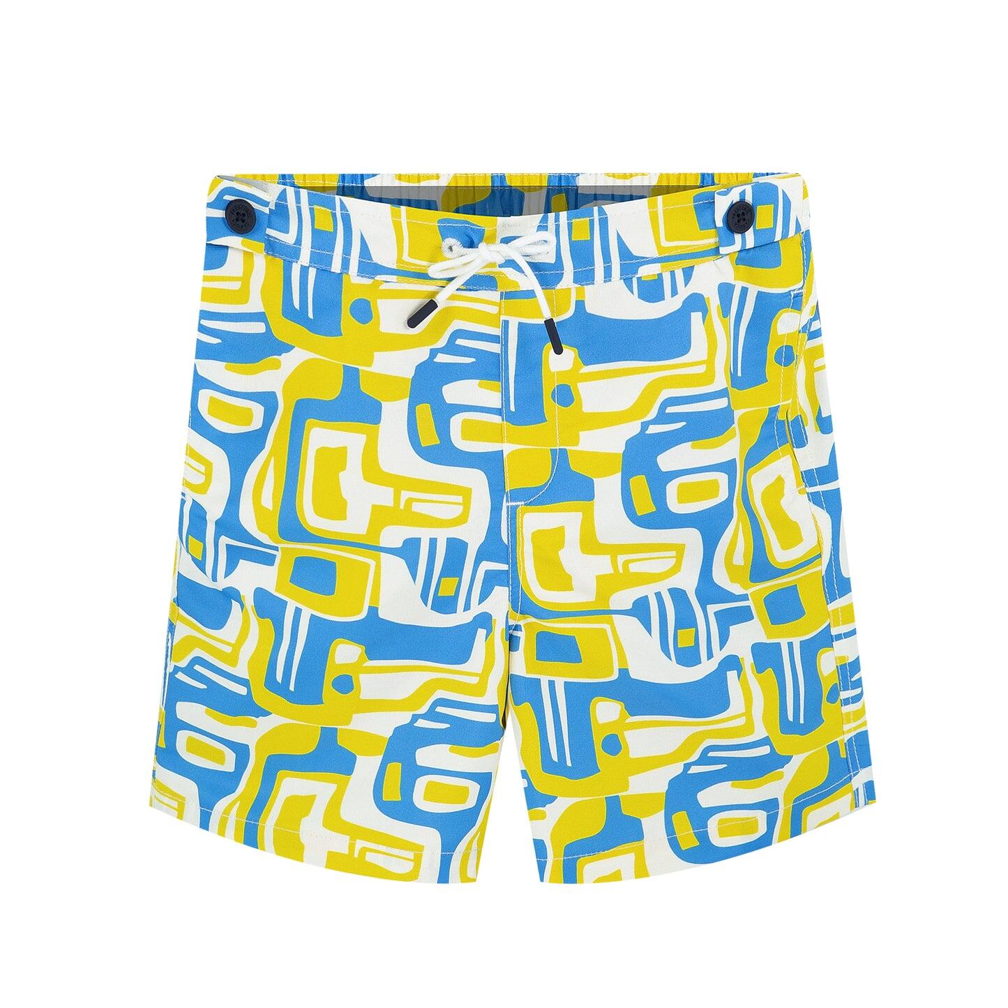Boys Swim Shorts in Yellow