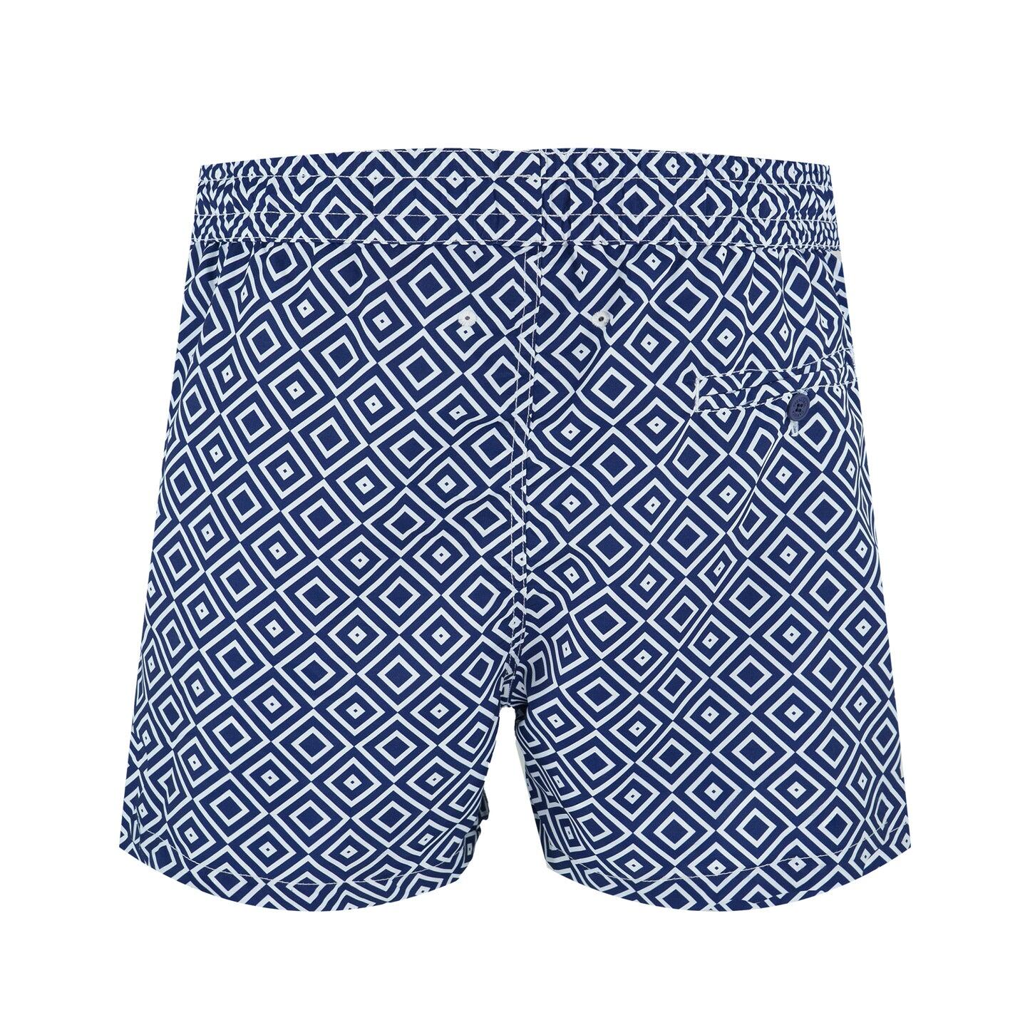 Mens Beach Shorts in Navy Blue