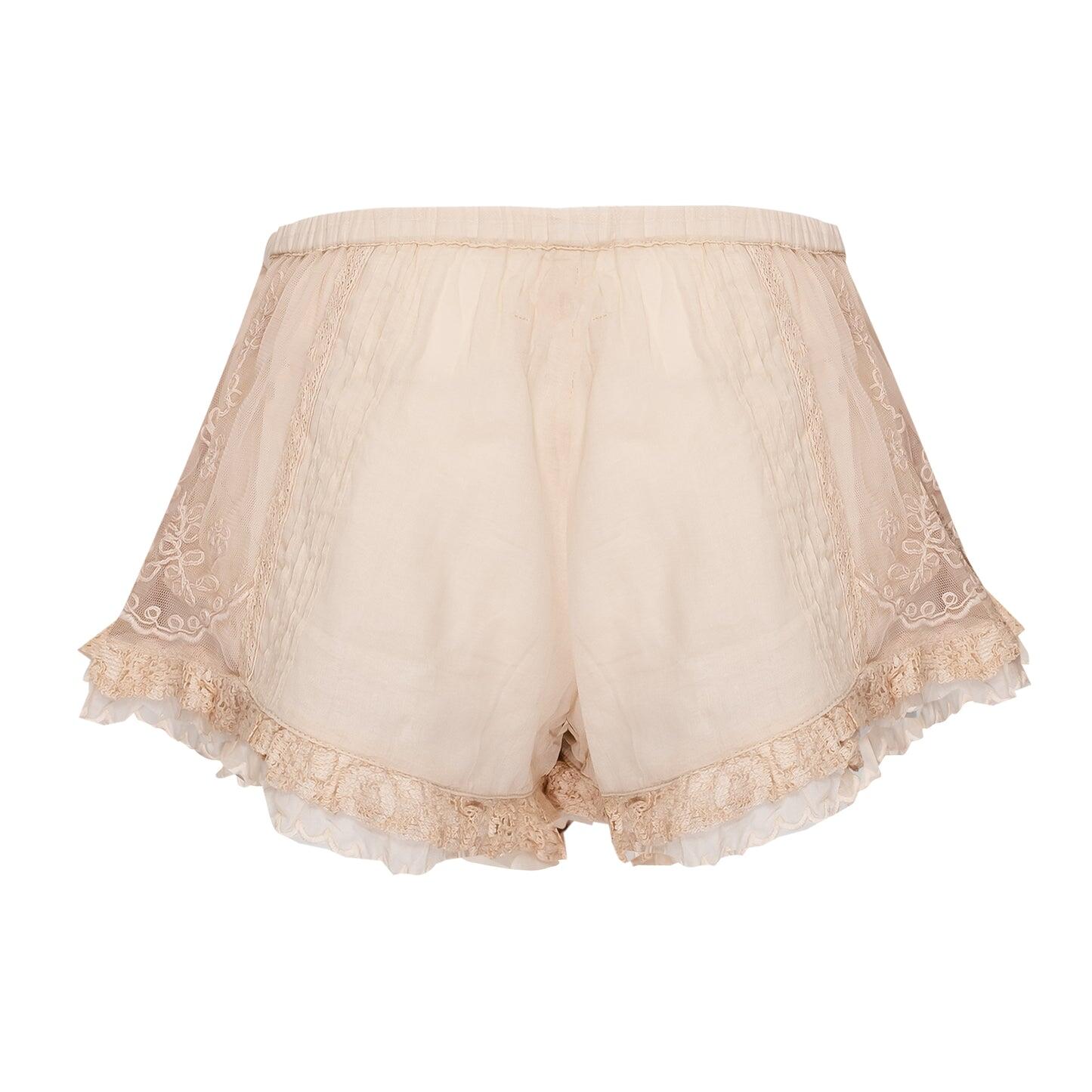 Pants Short Net Ecru - Shorts
