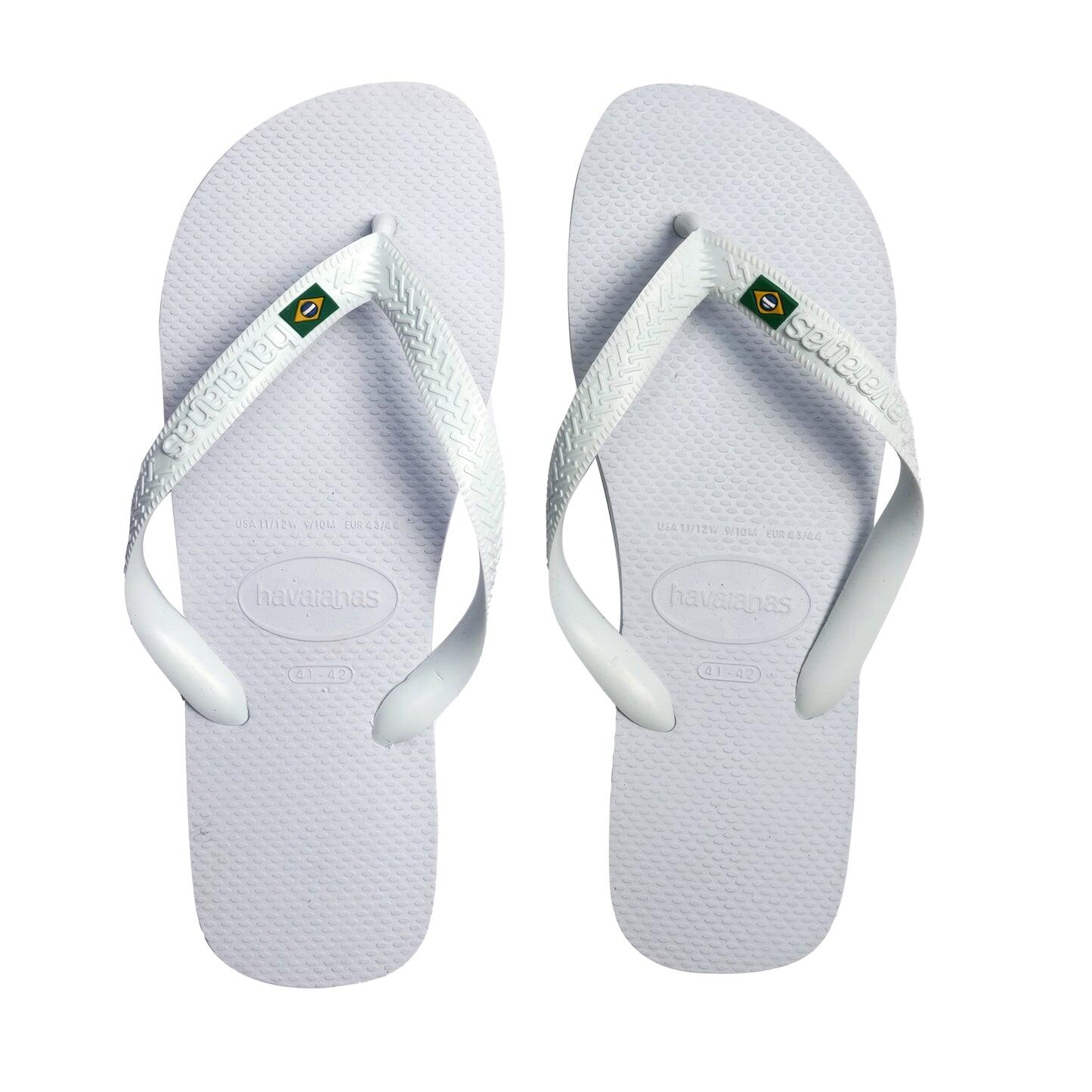 Brasil Flip Flops White - Shoes