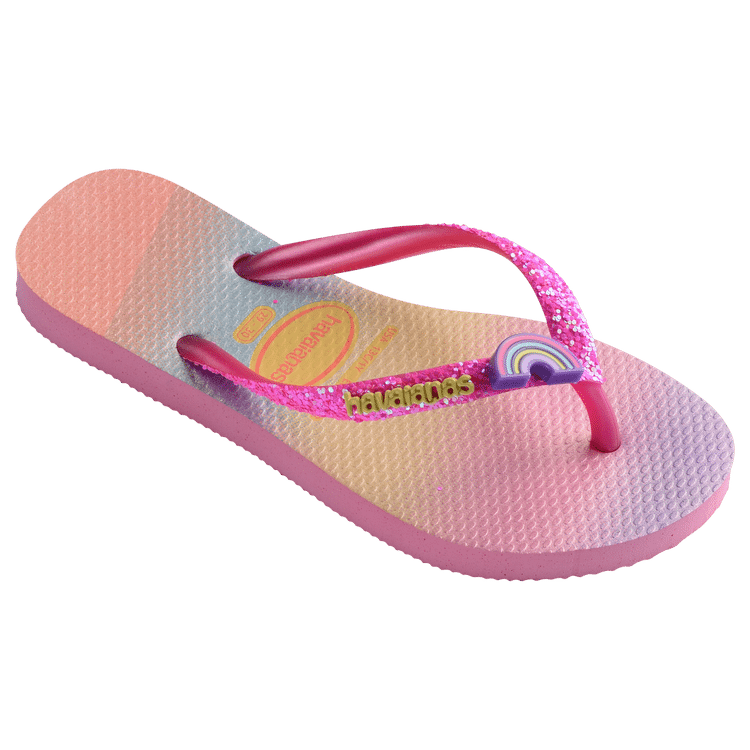 Havaianas Kids Slim Glitter Pink Lemonade - Shoes